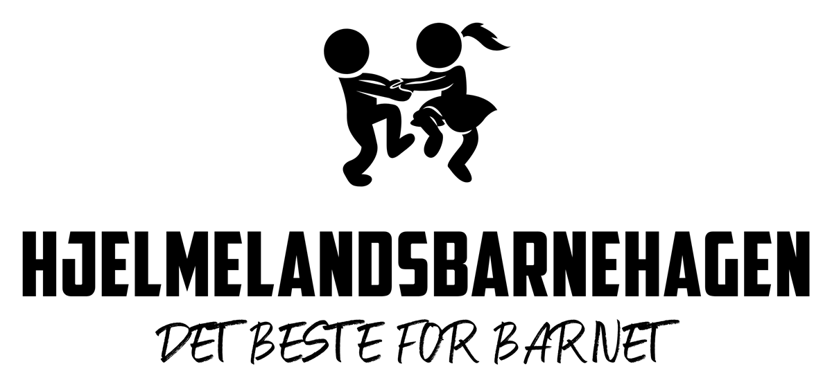 Logo Hjelmelandsbarnehagen - Det beste for barnet - Klikk for stort bilete